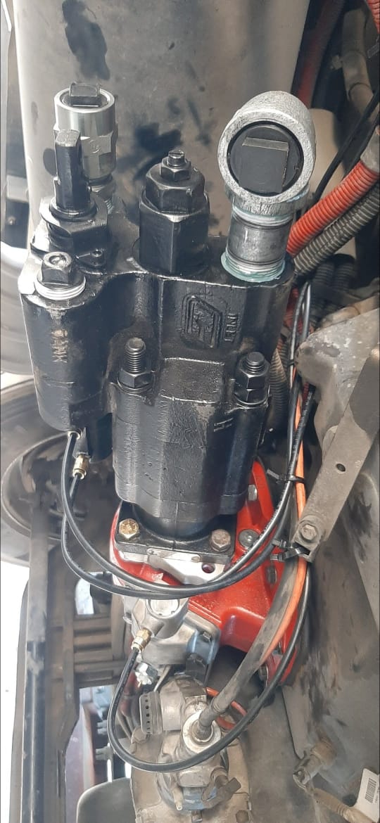 Sistema hidráulico instalado